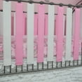 PURE SAFETY Vertical Crib Liners in Certified Organic Pink & White