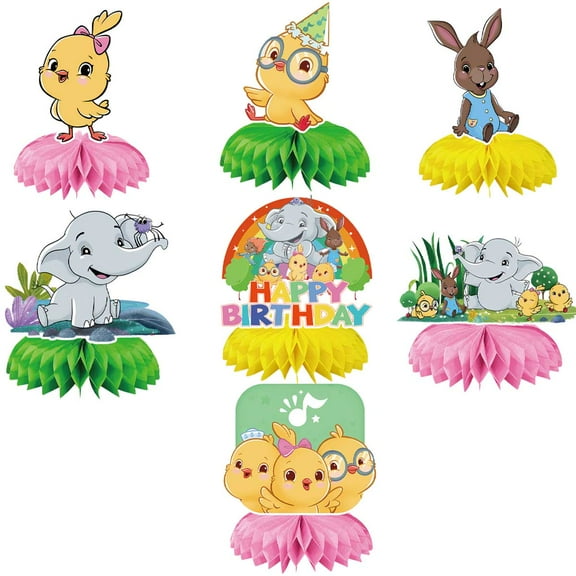 Canticos Honeycomb Centerpieces Table Toppers Decorations for Birthday Party Decor Supplies