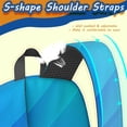 thumbnail image 5 of 17 Inch Lightweight Backpack,PVC Waterproof Oxford Fabric, Ergonomically Designed, with Large Capacity, Abstract Geometric Print, 5 of 5