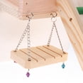 thumbnail image 4 of Mascota Hámster Ratones Ratón Juguetes De Escalera De Escalada Patio De Juegos Columpio, 4 of 8