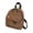Brown Strawberry, variant on Mini Strawberry Corduroy Backpack for Women, Small Shoulder Bag for Travel College Shopping Picnic Daily Use (Black)
