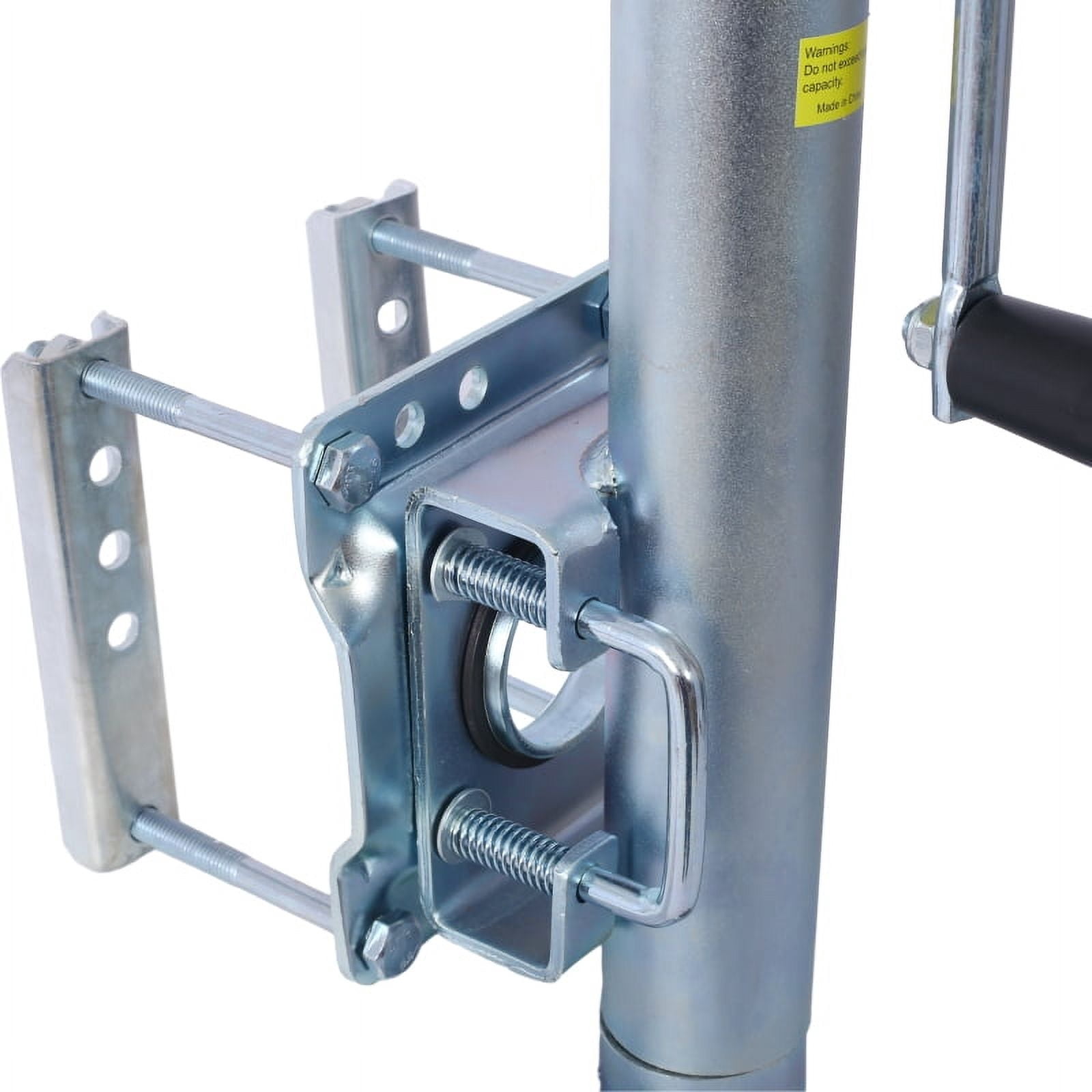 【LuckyNote】Trailer Jack, Boat Trailer Jack 34.5 in, Bolt-on Trailer Tongue Jack Weight Capacity 1500 lb, with PP Wheels and Handle for Lifting RV Trailer, Horse Trailer, Utility Trailer