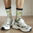 thumbnail image 6 of Cauagu Flowers And Buds Print Crew Socks for Women and Men,Adult Athletic Running Socks 1-Pair Sports Socks Work Gear Socks with Moisture Wicking, 6 of 6