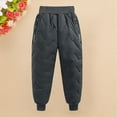 thumbnail image 3 of Coerni Kids Puffer Pants Boys Girls Cotton Thick Warm Long Pants Winter Ski Snow Trousers Wear Leggings Youth Jogger Clothes, 3 of 4