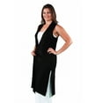thumbnail image 3 of 24/7 Comfort PlusWomen's Plus Size Sleeveless Long Shrug, 3 of 5