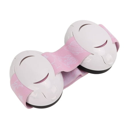 

Baby Sound Blocking Earmuffs Noise Blocking Baby Gift Baby Ear Muffs ABS With Elastic Headband For Travel Pink