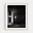 thumbnail image 2 of One Way, Hudson - Hudson New York Photography Black and White Architecture Street Photography Nightlife Cityscape Minimalist Vintage Unframed Wall Art Print 24 x 32 inches, 2 of 13