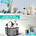 thumbnail image 4 of Mesh Shower Caddy Portable for College Dorm Room Essentials, 8-Pocket Large Capacity Shower Bag for Beach, Swimming, Gym, 4 of 7