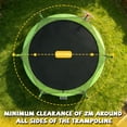 thumbnail image 4 of Mersco 14ft Heavy Duty Trampoline PLAY for Kids Outdoor with Safety Enclosure Net, Basketball Hoop ,Ladder,Big Backyard Trampoline, Jumping Trampoline for Boys and Girls Birthday Gift,Green, 4 of 11
