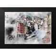 thumbnail image 2 of Bolokofsky, Ronald 14x11 Black Modern Framed Museum Art Print Titled - Riomaggiore, 2 of 5