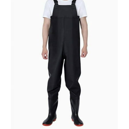 PVC Fishing Chest Waders for Men with Boots Waterproof Bootfoot Waders Waders with Boot Hanger for Men Women