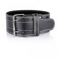 thumbnail image 1 of Weight Lifting Belt, Leather Weight Lifting Belt Padded Lumbar Support Adjustable Buckle, Enhance Your Workout Performance and Posture, 1 of 7