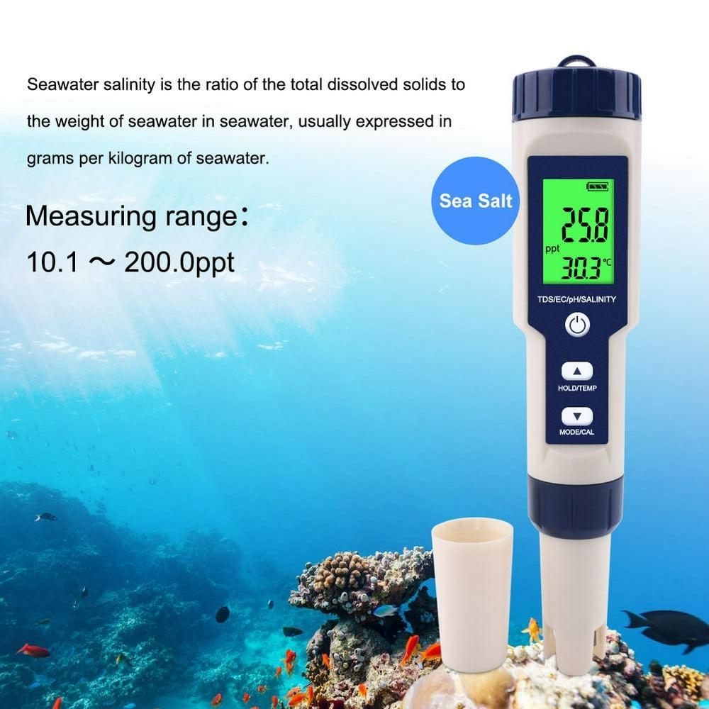 OTVIAP Water Quality Monitor,Water Quality Test Pen,5in1