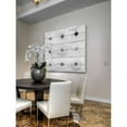 thumbnail image 2 of Parvez Taj Grey Flowers Art Print on White Pine Wood, 2 of 7