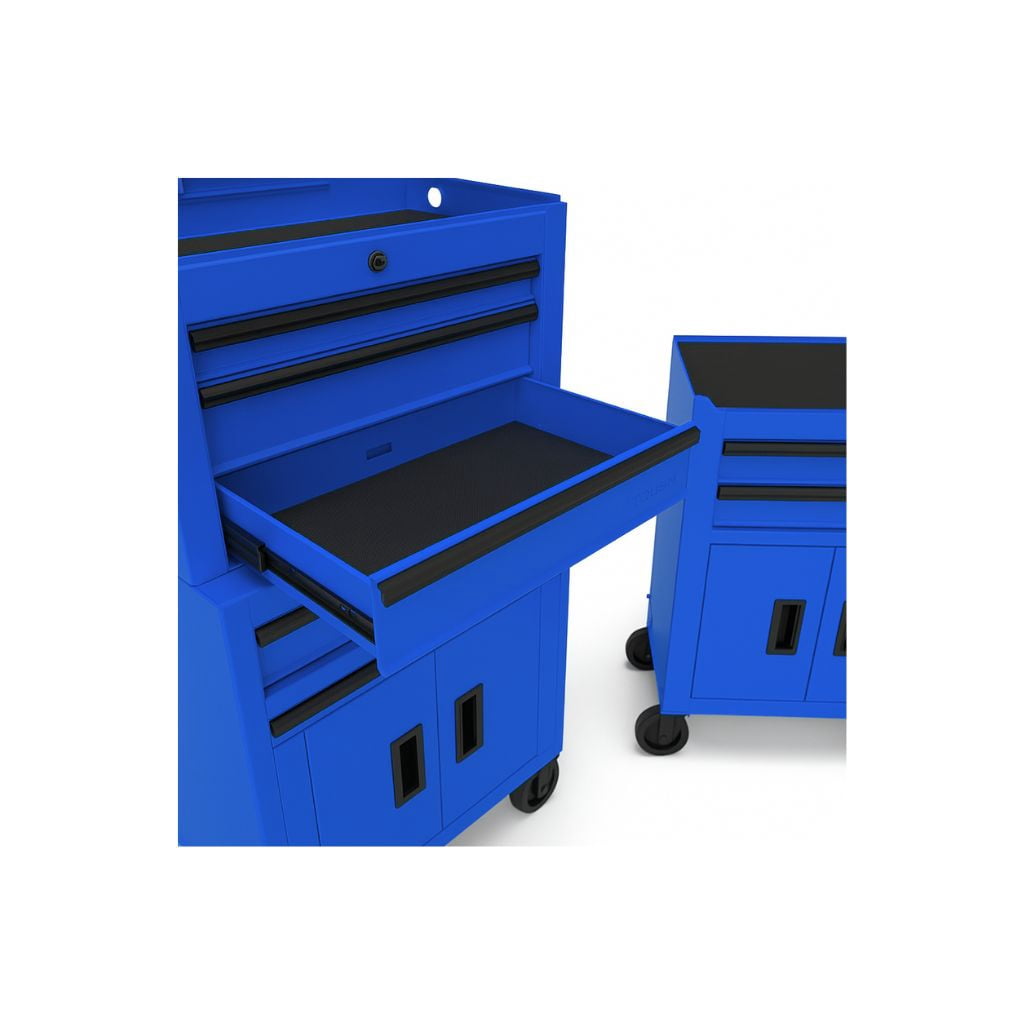 Hyper Tough 20-Inch Heavy Duty Steel Tool Chest, 300 lbs Capacity, Blue