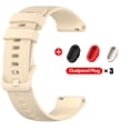 thumbnail image 1 of Correa de reloj para Garmin Venu Vivoactive 3 correa de silicona para Garmin Vivoactive 4S 4 Forerunner 245 con enchufe a prueba de polvo Tan Jianjun unisex, 1 of 2