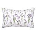 thumbnail image 1 of Balery Lavender Flowers Funda de Cojín Estampada, Regalos para Mujeres, Regalos de Amor para Ella, Regalos para Novia o Esposa, Funda de Almohada-20"x30", 1 of 6