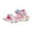 Pink, variant on Xiuong Girls Sandals LED Light Up Water Shoes - SlipOn Waterproof Adjustable Strap Character Slides 3.5-10 Years (Light Blue,5.5-6 Years)