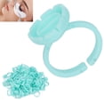 thumbnail image 4 of Quick Blossom Cup, Plastic Material Eyelash Glue Rings  For To Hold Eyelash Glue For Easy Grafting Pink,Light Blue,White, 4 of 8