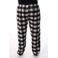 thumbnail image 3 of #followme Men's Flannel Pajamas - Plaid Pajama Pants for Men - Lounge & Sleep PJ Bottoms (Black & White Buffalo Plaid, Small), 3 of 3