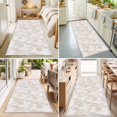 thumbnail image 4 of Hallway Runner Rug 2'x6', Nautical Seashell Kitchen Runner Rugs Non-Slip Carpet Mats, Summer Coastal Marine Shells Beige Bedside Rugs Runners Washable Floor Carpet for Bathroom Laundry Room, 4 of 8