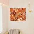 thumbnail image 4 of Bingfone Hippie Flower Tapestry Wall Hanging Decor For Living Room Bedroom Dorm Classroom Office Decor 29x37 Inch, 4 of 9