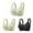 Green, variant on Lmnyox Bras for Women 3 Pack Breathable Full Coverage Everyday Bras Comfort Push Up Bra for Plus Size