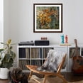 thumbnail image 4 of Art.com Amber Poppy Field II Art Print by Tim O'toole, Brown Frame Wall Art, 38" x 38", 4 of 5