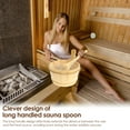 thumbnail image 4 of 4Pcs Sauna Bucket and Ladle Set - for Body Relaxation and Sweating - Perfect Sauna Accessories for Home Saunas-Ideal for Friends and Family - Natural Rope Handle -1 Gallon (4 Liters) Water Capacity, 4 of 10