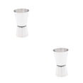 thumbnail image 4 of Inteprter Acero inoxidable Bar Pub Jigger cóctel whisky bebida taza medidora extremos dobles 15ml/30ml, plata plata 2piezas Inteprter CBP116011, 4 of 5