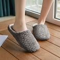 thumbnail image 2 of Chenyee Slippers for Women Comfortable Non Slip Walking Slide Indoor Outdoor Warm House Shoes, 2 of 7