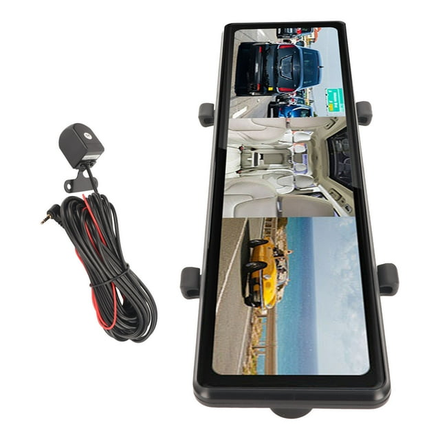 Mirror Dash Cam, 10.26 Pulgadas Control de Voz de Grabadora BT5.0 Para Estacionamiento