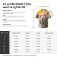thumbnail image 5 of Fotbe Floral Sunglasses Cat Art Camisa Estampada de Manga Corta para Hombre, Casual de Verano, Estilo Playero, Sin Arrugas-Large, 5 of 5