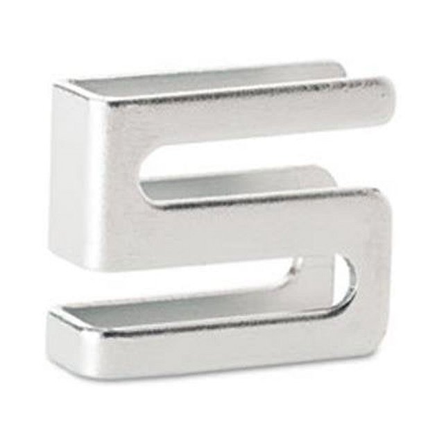 Alera SW59SHSR Wire Shelving S Hooks- Metal- Silver- 4 Hooks/Pack