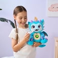 thumbnail image 6 of Little Live Pets My Magical Dragon Skye, Interactive Plush with 60+ Sounds & Reactions, 11.1” Tall, Magical Digital Belly Screen, Ages 4+, 6 of 12