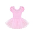 thumbnail image 7 of Aislor Kids Toddlers Girls Sparkly Rhinestones Gymnastics Leotard Tutu Dress Ballerina Ballet Dance Costumes, 7 of 7