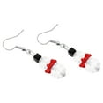 thumbnail image 4 of 1 par de joyas de vacaciones Pendientes colgantes Pendientes de Navidad para mujeres, 4 of 6
