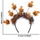 thumbnail image 3 of Halloween Headband Pumpkin Spider Hair Halloween Party Environment Layout Radial Headband, 3 of 5