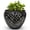 Steel Grey, variant on Headwind Glazed IronStone Lanai Collection – 6” Dusted Pearl Decorative Lightweight Flower Pot w/ Leaf Design & Drainage – Houseplants, Succulents for Garden Indoor & Outdoor Planter by Robert Allen
