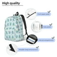 thumbnail image 4 of Lsque Sea Turtle Pattern Canvas Daypack, Durable Backpack, High-quality Versatile Backpack,Vintage Compact Backpack-Small, 4 of 6