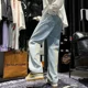 thumbnail image 5 of Pantalones vaqueros para hombre con cruces, pantalones vaqueros para hombre, pantalones de pierna ancha, ropa de calle, estampado de estrellas, holgados, estéticos, estilo Harajuku, de diseñador, tall, 5 of 5