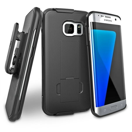 samsung galaxy s7 edge (ultra-slim) case & belt clip holster w/kickstand (encased new 2016 (Samsung Galaxy S7 Edge Best Deals)