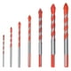 thumbnail image 1 of Juego de brocas multiusos para taladrar baldosas de cerámica, hormigón y vidrio (7 unidades), 1 of 14