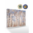 thumbnail image 2 of Blue Grey Forest Wall Art for Living Room,Canvas Picture Wall Decor for Bathroom Bedroom,Grey Modern Art Oil Painting Painting Artwork for Office Kitchen Hallway Dining Room Home Decorations 12"x16", 2 of 8