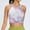Purple, variant on QUNYINEY Sleeveless Tank Tops for Women Tie Dye Athletic Crop Crewneck Shirts Yoga Workout Slim Tank Tops