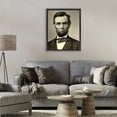 thumbnail image 3 of Stupell Industries Traditional Iconic Lincoln Portrait Black Floating Frame Canvas Art, 17 x 21, by Alexander Gardner, 3 of 8