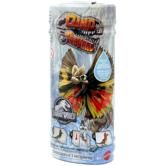 Jurassic World Series 1 Dilophosaurus Mystery Pack [1 RANDOM Color Change Dinosaur Figure]