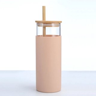 Glass Water Bottle - Bamboo Base & Lid – JAAC & ZAAK