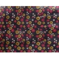 thumbnail image 4 of oneOone Georgette Viscose Wine Fabric Florals Craft Projects Decor Fabric Printed By The Yard 42 Inch Wide, 4 of 4