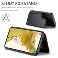 thumbnail image 3 of for Samsung Galaxy S22 Plus Premium PU Leather Back Case, Multiple Card Slots Design, Double Magnetic Clasp Study Kickstand RFID Blocking Classic Phone Cover for Samsung Galaxy S22 Plus, Black, 3 of 9